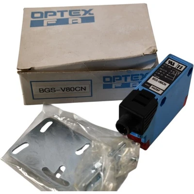 NEW Optex BGS-V80CN Photoelectric Sensor NPN 250-800mm M12 - Image 1 of 4