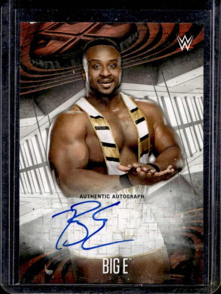 2017 Topps WWE Road To Wrestlemania Big E Auto #22/200 - Image 1 of 2