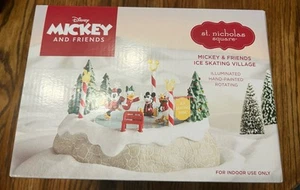 MICKEY & FRIENDS ICE SKATING RINK St Nicholas Square Village NEW Disney Kohls - Picture 1 of 14