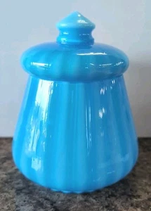 Seltene himmelblaue Fenton Keks-/Keksdose 60er Jahre - Bild 1 von 6