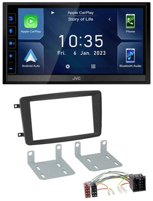 JVC DAB Bluetooth MP3 USB 2DIN Autoradio für Mercedes C-Klasse CLK Viano Vito sc - Bild 1 von 4