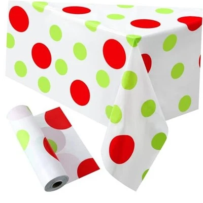  Lunares navideños 100 pies x 40 pulgadas 1200" x 40" (rectangular) coloridos Foto 1 de 4