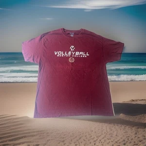 Boston College Eagles Volleyball Team Issued Logo Shirt XL Champion rot NCAA Vintage - Bild 1 von 7