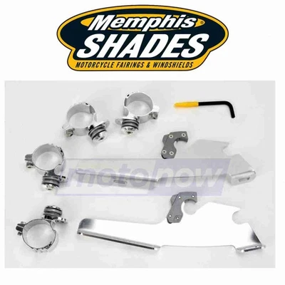 Memphis Shades Trigger-Lock Mount Kit for Cafe Fairing for 2009-2020 Harley de — 第 1/4 张图片