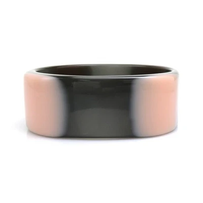 CHANEL Bangle Bracelet Coco Mark Resin Black / Pink / Gold 01A Women's - Image 1 of 4