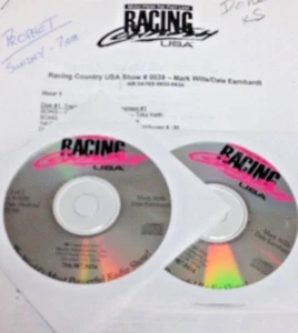 RADIO SHOW: RACING COUNTRY USA 9/22/00 DALE EARNHARDT & MARK WILLS FEATURES - Foto 1 di 3