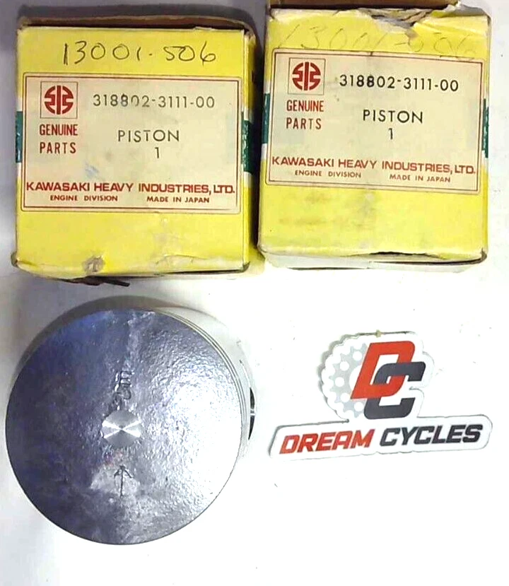 Nuevo Juego de Pistones Kawasaki Genuinos STD Jet Ski Jet Ski JS 400 1976 13001-506 (2 Foto 1 de 1