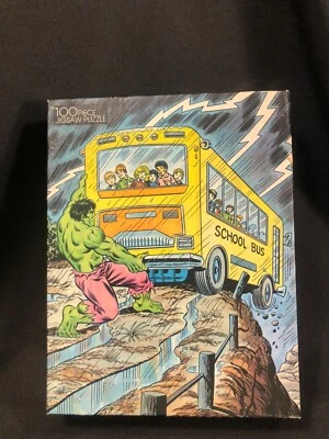 Vintage Jigsaw Puzzle~ The Incredible Hulk~ NOS~ Unopened~ “1981” Rainbow Works - Image 1 of 4