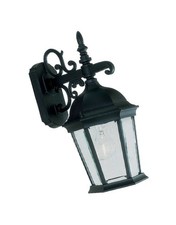 Livex Lighting 7555-04 Hamilton 3 Light Black Cast Aluminum Outdoor Wall Lant.