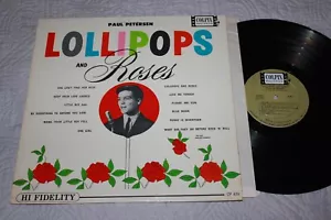 PAUL PETERSEN of Donna Reed Show (Original 1962 Vinyl LP) Lollipops & Roses - Picture 1 of 2
