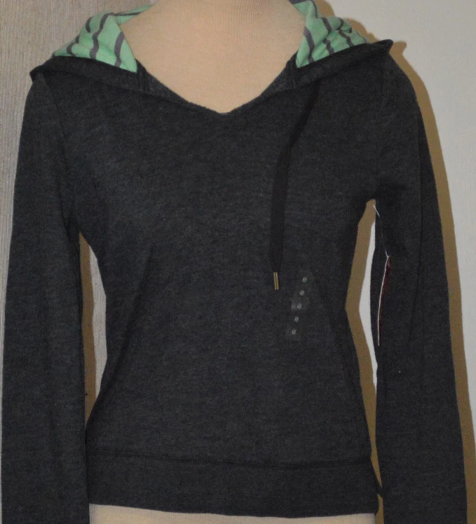 Damas Arizona Negro Manga Larga Pullover Sudadera con Capucha Top Juniors Tallas XS, S Foto 1 de 1