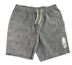 Neu mit Etikett Gap Jungen Chambray Shorts Jugend Größe XL 12 Washwell elastischer Bund Taschen - Bild 1 von 2