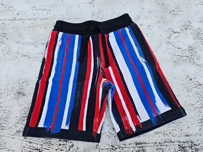 Dolce & Gabbana 儿童男孩短裤多色条纹拉绳短裤 4 码 — 第 1/4 张图片