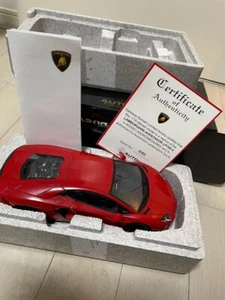 1/18 AUTOart Lamborghini Aventador LP700-4 Rosso Andomeda Red w/ Box From Japan - Picture 1 of 6