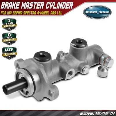 Cilindro maestro de freno para Kia Sephia Spectra 4 ruedas ABS L4 1,8 L diámetro: 15/16 pulgadas Foto 1 de 4