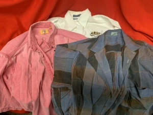 Paket mit 3 geknöpften Hemden Größe Herren Large - Bild 1 von 11