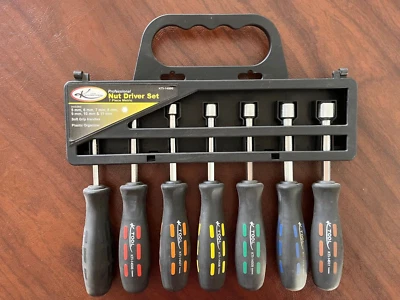 K TOOL 7 PC METRIC NUT DRIVER SET KTI-14500  5MM,6MM,7MM,8MM,9MM,10MM&11MM - Image 1 of 2