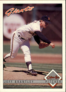 1993 O-Pee-Chee San Francisco Giants Baseball Card #65 Jeff Brantley