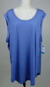 Everlast Jersey Active Tank Top Size 3X (26/28) Blue, Mesh Inserts Back NEW  - Picture 1 of 7