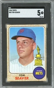 1968 Topps Tom Seaver #45 SGC 5 P1382 - Picture 1 of 2