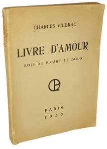 Charles Vildrac LIEBESBUCH 30 HOLZ von PICART LE DOUX PARIS 1920 E.O. Nr. - Bild 1 von 7
