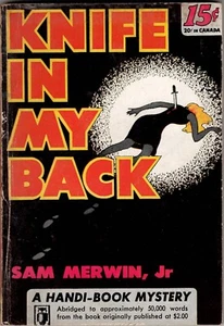 Knife In My Back, Sam Merwin, Jr. - Handi-Book 44, 1945 - Foto 1 di 3