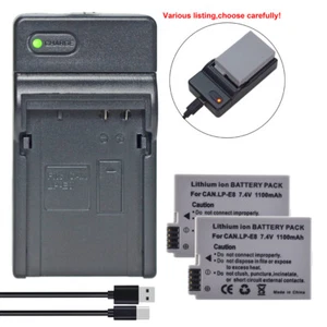 LP-E8 Battery or Charger For Canon EOS 700D 550D 650D 600D DSLR Camera LC-E8E - Picture 1 of 45