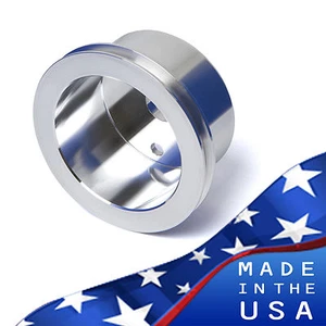 Polea de cigüeñal de bloque pequeño Chevy cinturón en V manivela 1 V LWP SBC 350 327 400 aluminio - Imagen 1 de 3