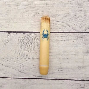Blue Crab 6" Battery Operated Timer Taper Candle, Beach Shore Cute - Picture 1 of 1