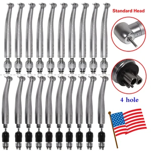 1-10 Pcs Dental High Speed Handpiece & 4-Hole Quick Coupler Fit KAV/NSK - Picture 1 of 26