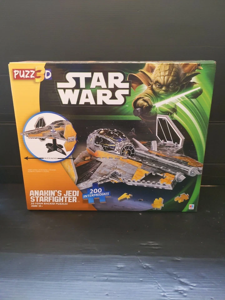 Rompecabezas 3D Star Wars Puzz3D Anakin's Jedi Starfighter con respaldo de espuma. Sw4 Foto 1 de 1