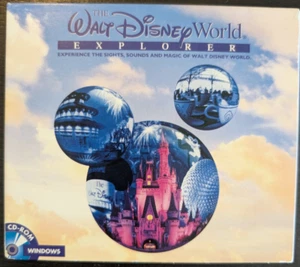 Walt Disney World Explorer Interactive CD ROM Windows Vintage 90s Amusement Park - Picture 1 of 7