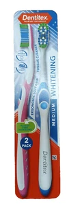 Soft Dentitex Complete Zahnbürste 2er Pack rosa und blau Zungenreiniger - Bild 1 von 2
