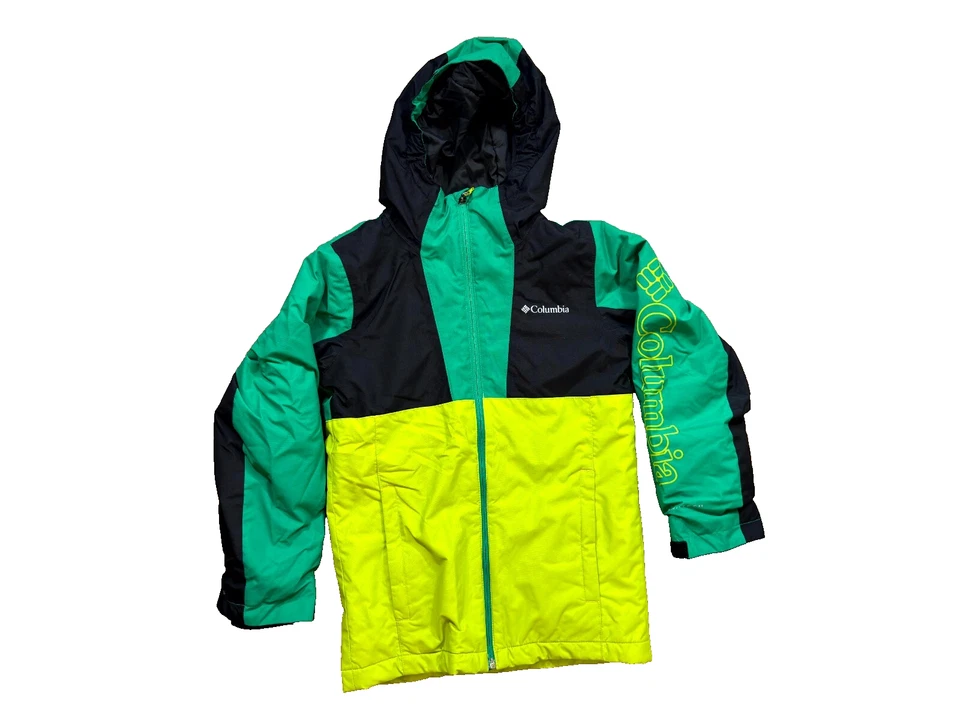 Columbia Two-Tone Green and Yellow Kids Size S - Image 1 of 4