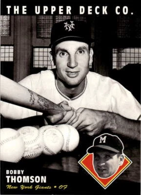 1994 Upper Deck All-Time Heroes #51 Bobby Thomson - Image 1 of 2