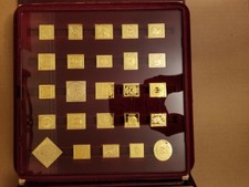Fm International Society Of Postmasters Gold on Silver World's First Stamps