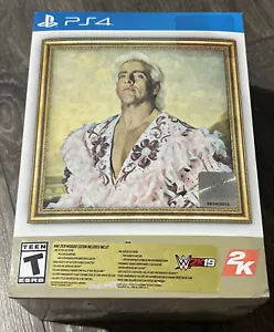 WWE 2k19 Woooo! Edition Woo (Rare Ric Flair Funko) for PS4 NEW - Picture 1 of 4