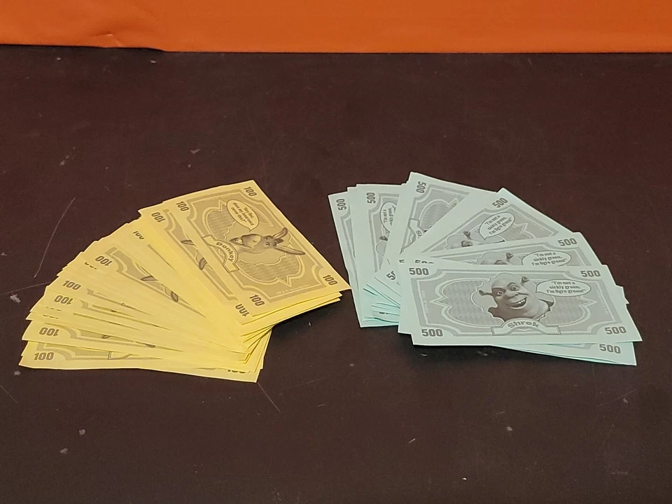 Milton Bradley Operación Juego Edición Shrek Piezas de Repuesto ~ Dinero en Dinero Foto 1 de 1