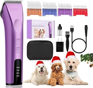 Quality Professional Animal Pet Dog Cat and Horse Cordless Hair Clipper Grooming - Picture 1 of 12