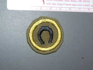 Boy Scout Merit Badge Horsemanship circa '46-'59 4008M - Picture 1 of 1