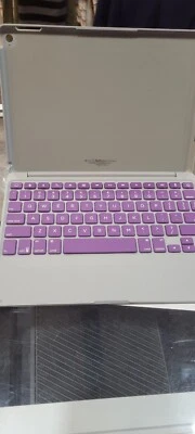Zagg Folio Funda Teclado Bisagras para iPad Air 2 Morado Foto 1 de 4
