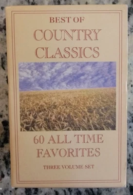 Best of Country Classics ~ 60 All-Time Favorites ~ Cassette Tape BOX SET of 3 - Image 1 of 4