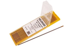 Wolframelektrode WL-15 / gold / 2,4 x 175 mm WIG-Elektrode WELDINGER - 10 Stück - Bild 1 von 2