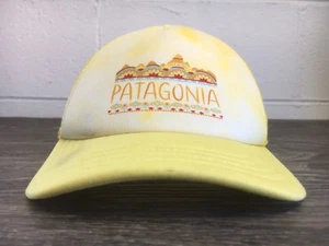 Gorra Patagonia Snapback Mujer Fitz Roy Trucker Malla Mujer’s Amarilla Gorra Rara - Imagen 1 de 9