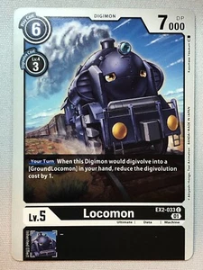 Digimon Digital Hazard Locomon EX2-033 C NM/M - Picture 1 of 1