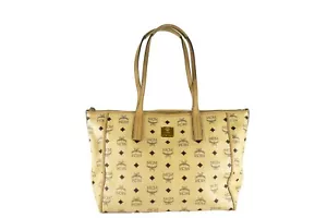 ✅MCM SCHULTERTASCHE vintmarket.de TASCHE SHOPPER BEIGE 4011 - Bild 1 von 8