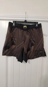VENUM "TECMO" 2.0 GRAPPLING MMA TRAINING SHORTS BLACK/BROWN - Picture 1 of 3