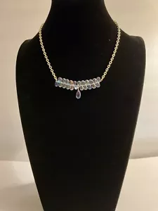 Rainbow Briolette Necklace - Picture 1 of 10