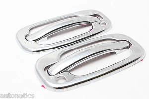 TFP 401 Stainles Sty Chrome Door Handle Cover Chevrolet Silverado 99-06 2Dr 4Pcs - Picture 1 of 3