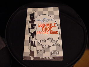 GORGEOUS 1976 Indianapolis 500 Record Book/Media Guide, MINT!!